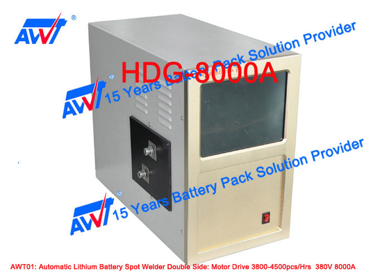 18650 32650 32700 Automatic Lithium Battery Spot Welder 8000A Transistor