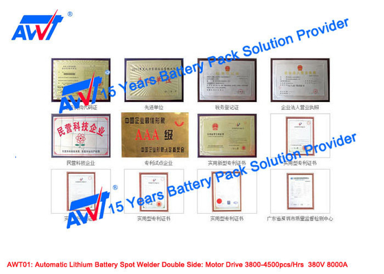 18650 32650 32700 Automatic Lithium Battery Spot Welder 8000A Transistor