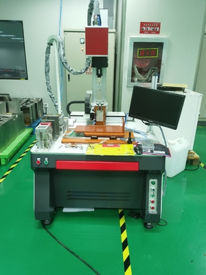 Prismatic Battery Pack Laser Spot Welder , Automatic Laser Welding Equipment 1000*80mm
